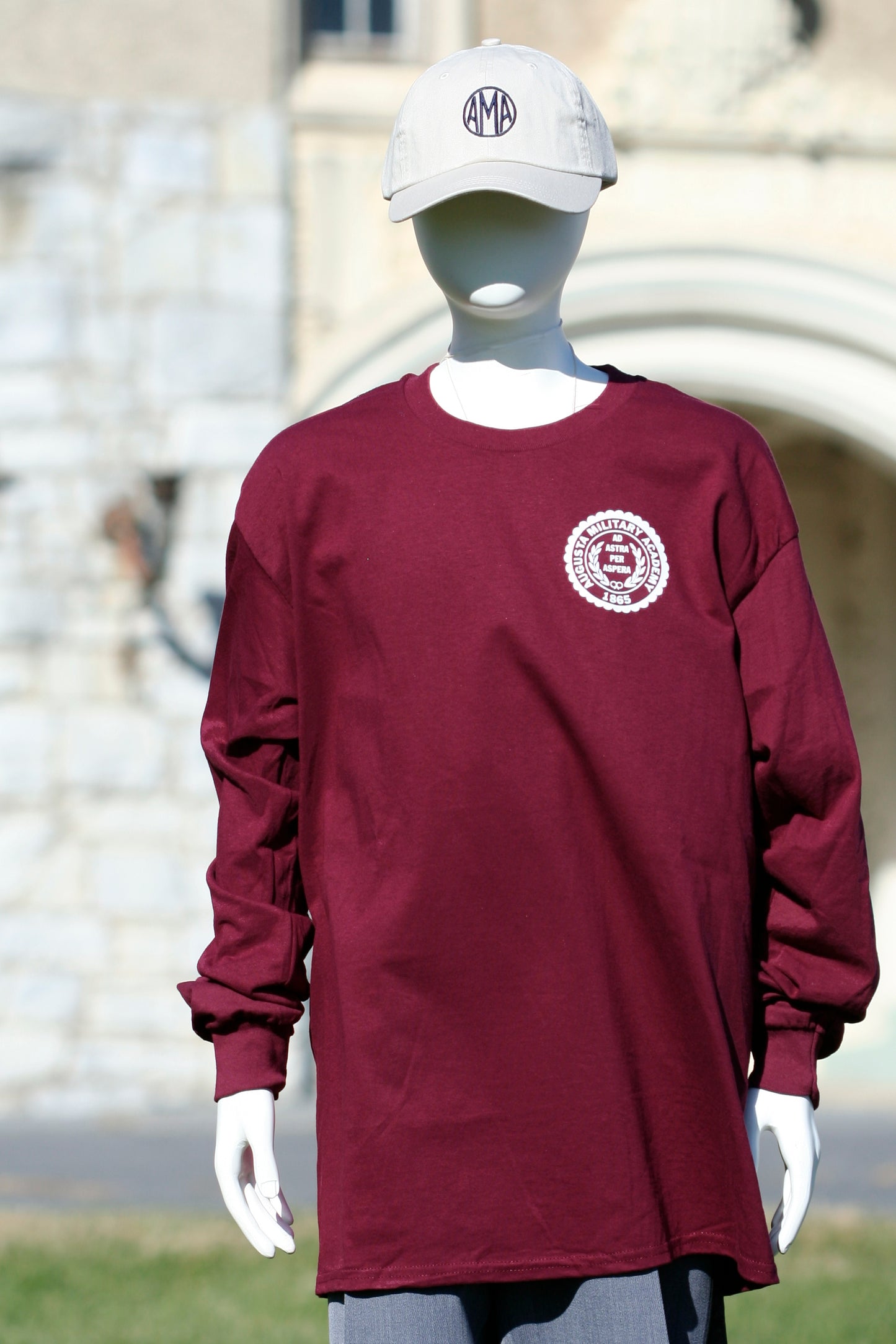 AMA Emblem Long-Sleeve Crew Neck Shirt