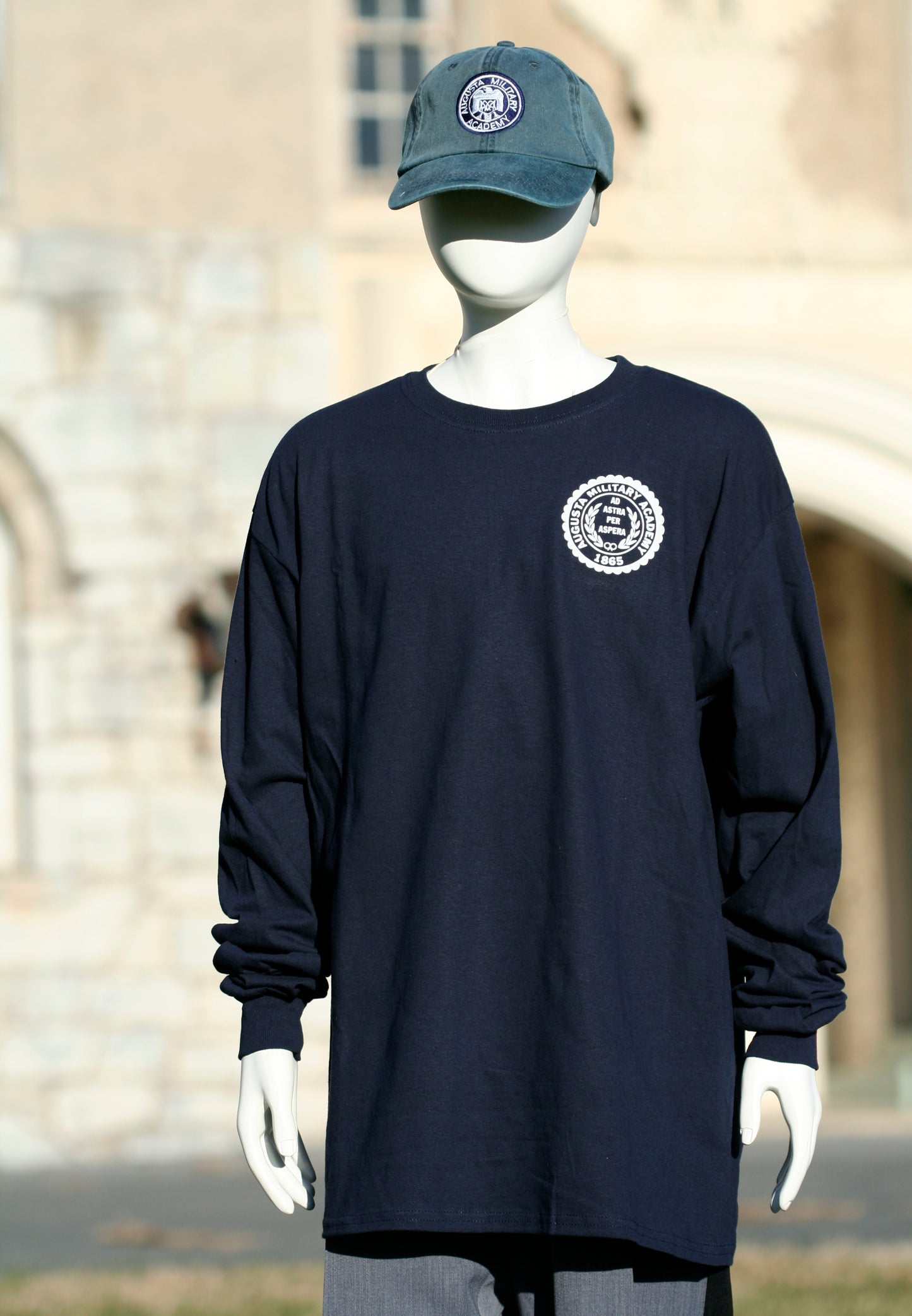 AMA Emblem Long-Sleeve Crew Neck Shirt