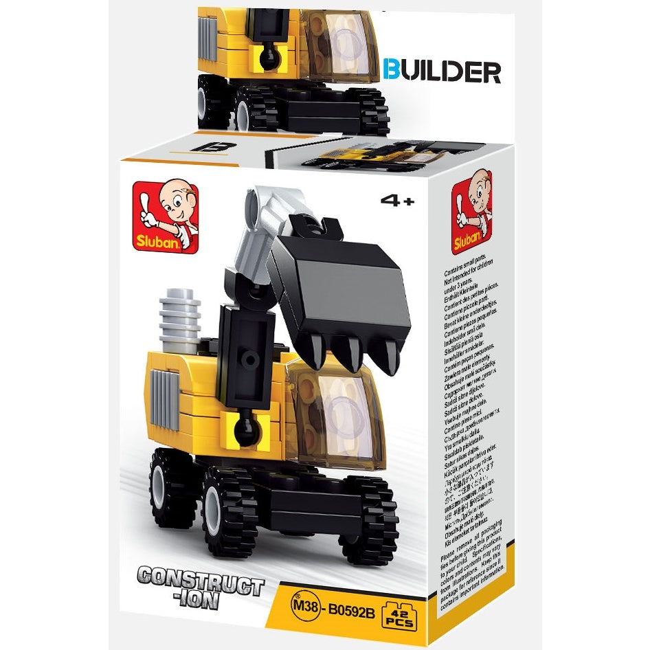 Construction Vehicle Building Brick Kit Set